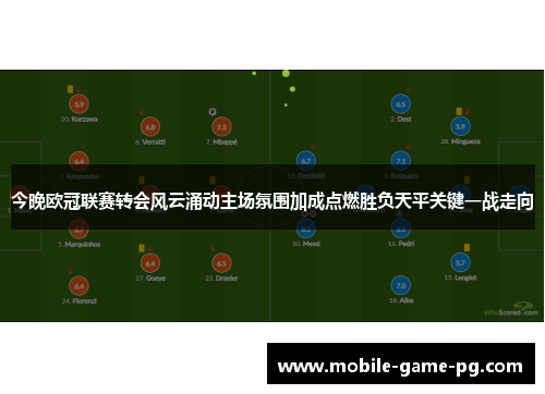 今晚欧冠联赛转会风云涌动主场氛围加成点燃胜负天平关键一战走向